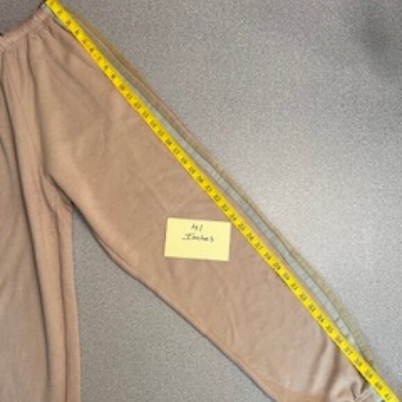 Aviator Nation 5 STRIPE SWEATPANTS in SAND // Tan //Green - Picture 7 of 9